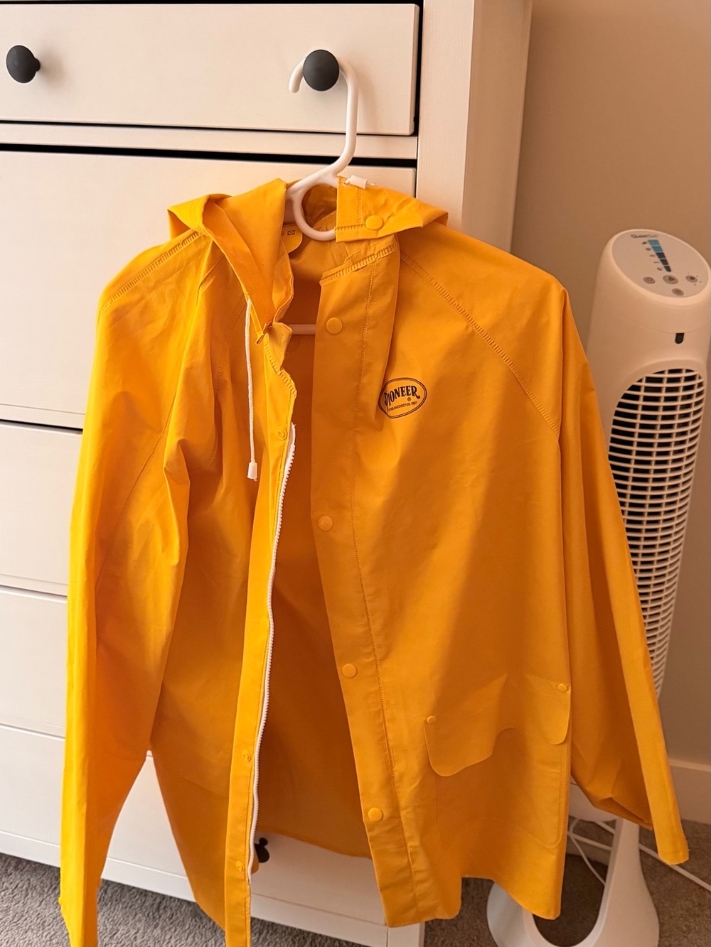 PIONEER Bright Yellow Hooded Raincoat